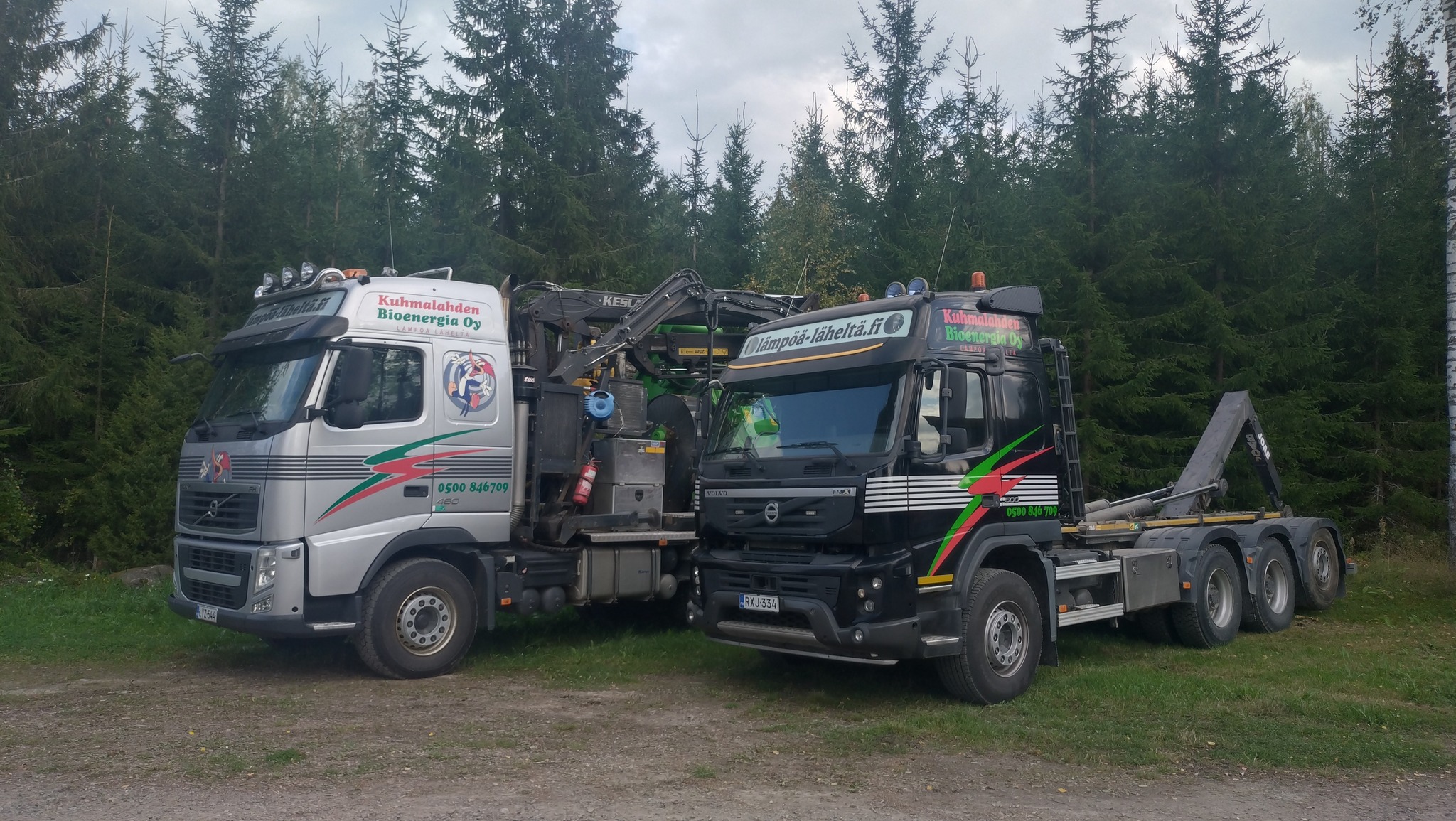 Heizohack-hakkuri työssä